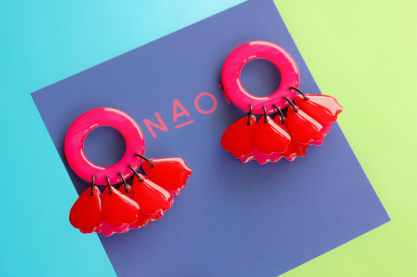 Cluster Statement Earrings (Sample)