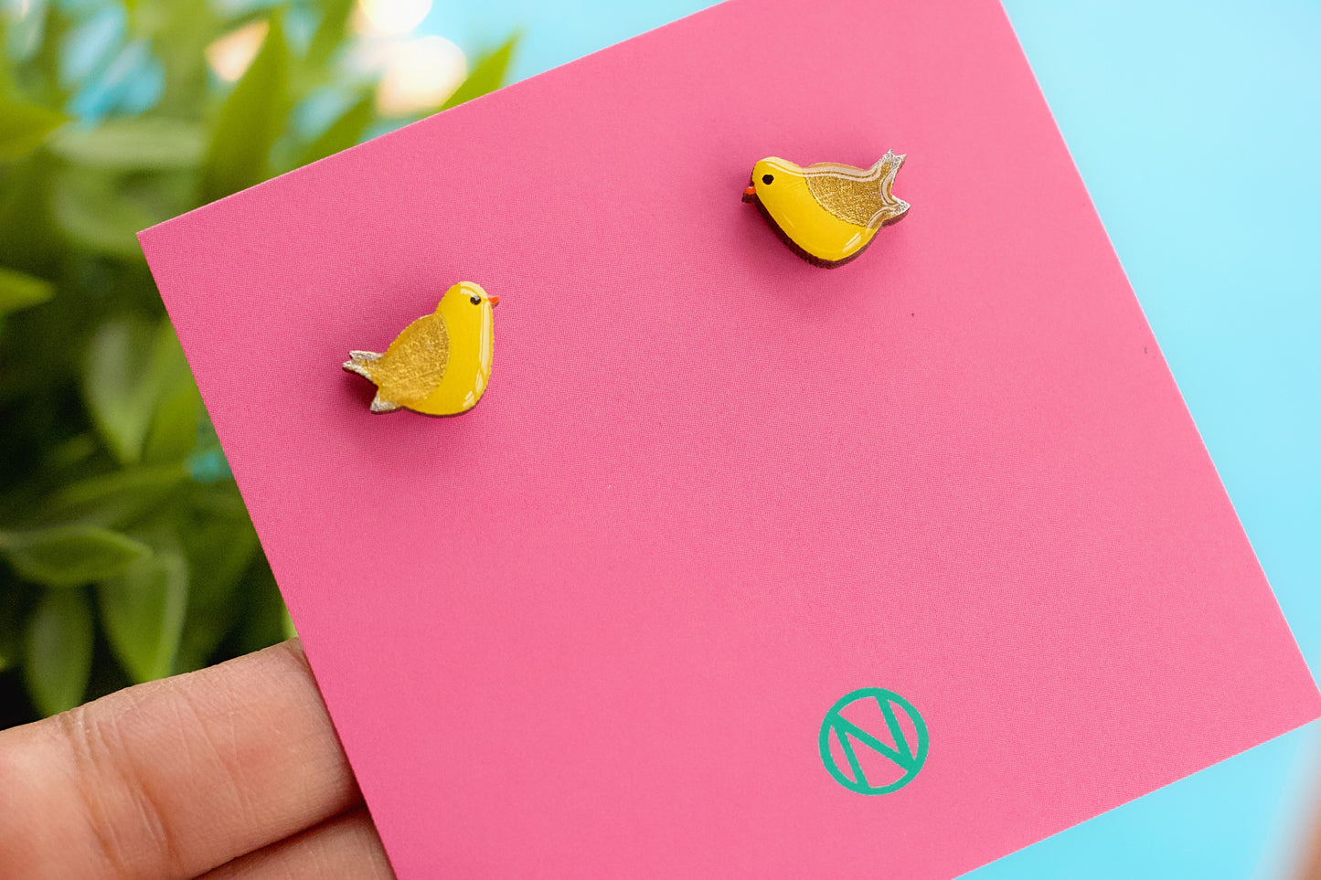Canary Stud Earrings