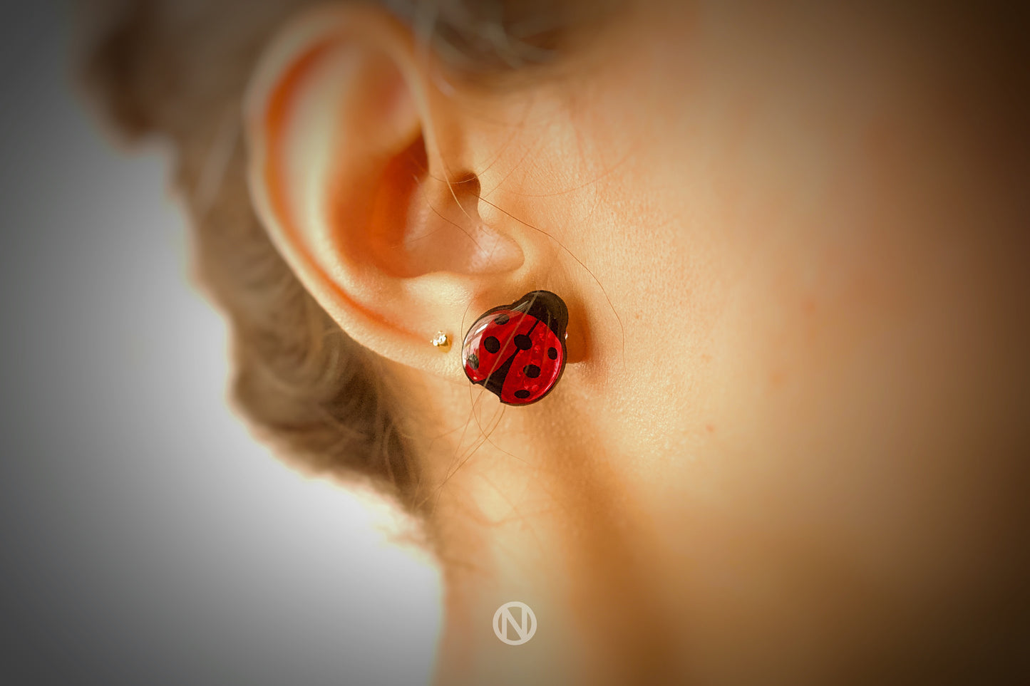 Ladybird Stud Earrings - Seconds