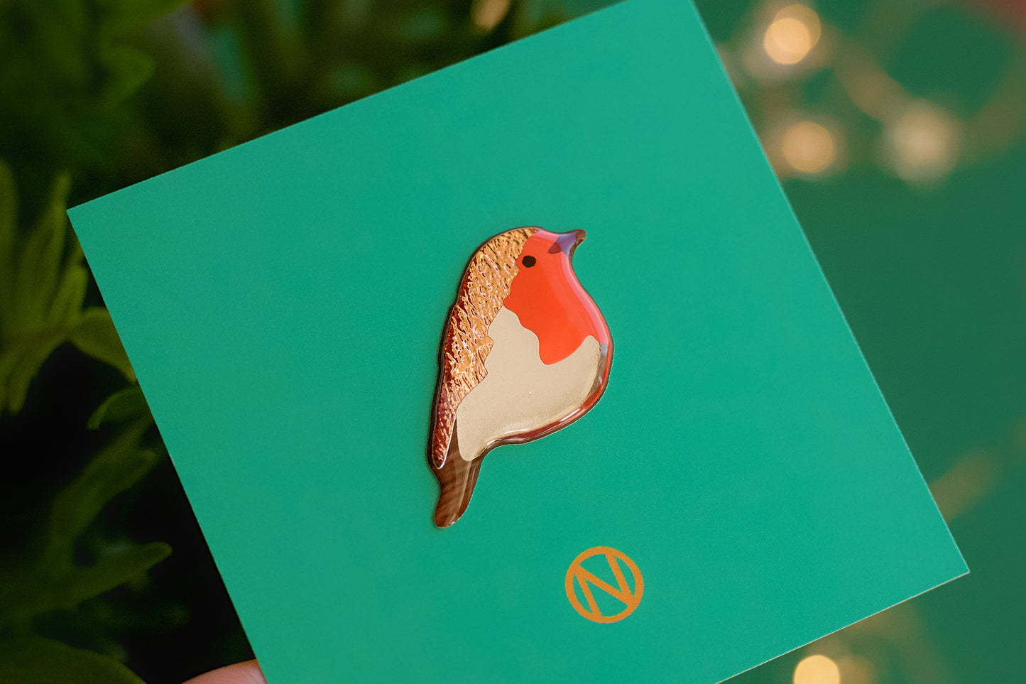 Robin Pin Brooch (version 2) - Made to Order