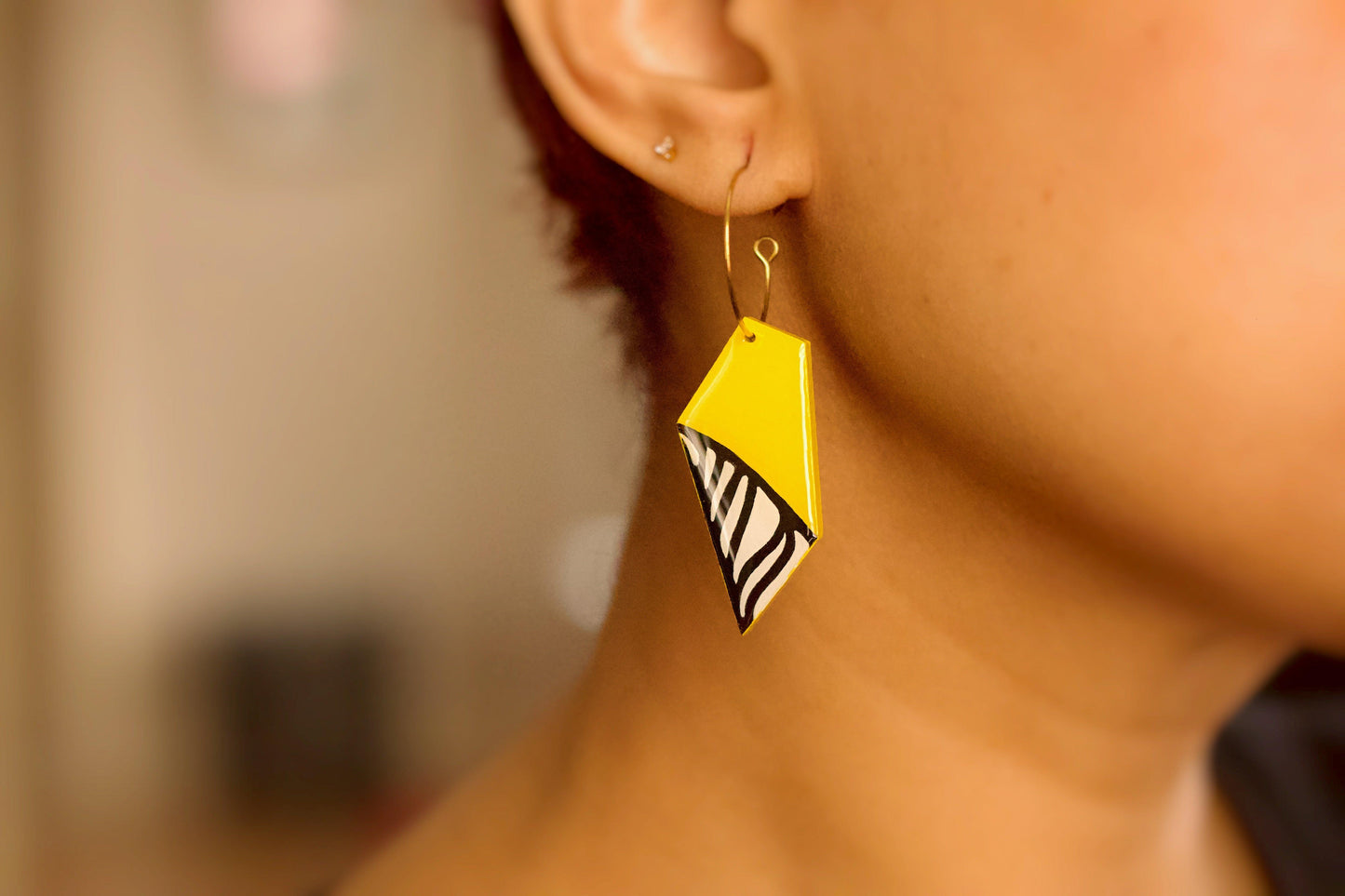Asymmetric Statement Earrings Naoi