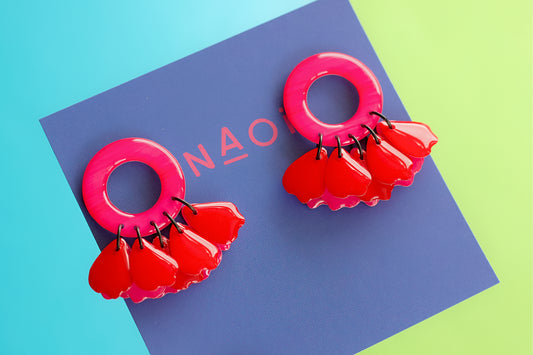 Cluster Statement Earrings (Sample)
