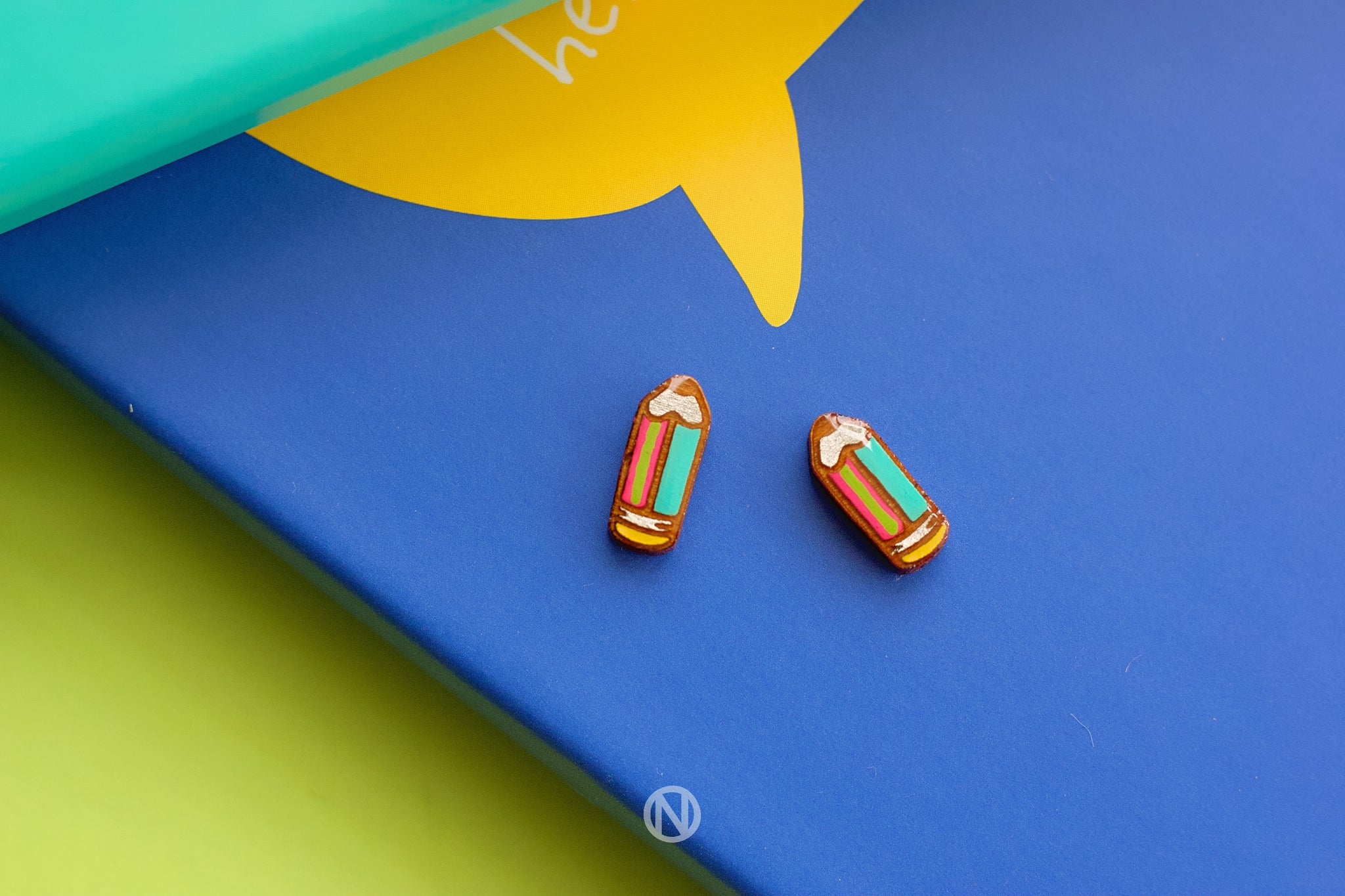 Pencil Stud Earrings