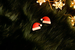 Santa Hat Stud Earrings