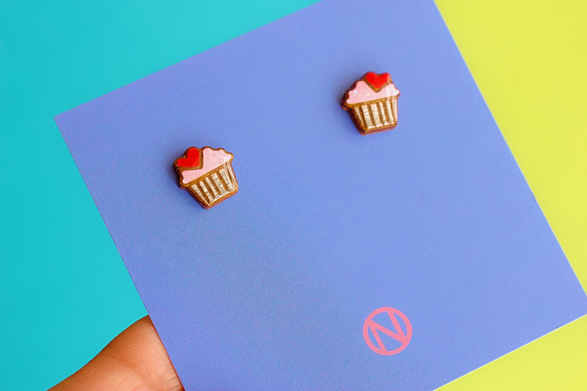 Cupcake Stud Earrings