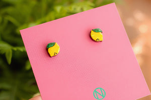 Lemon Stud Earrings