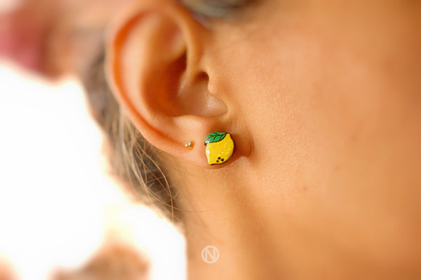 Lemon Stud Earrings