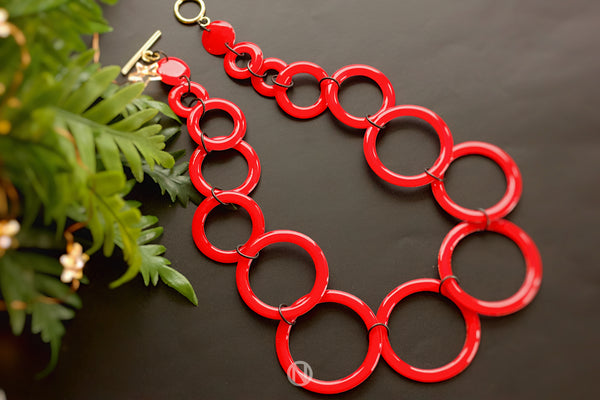 Rings Statement Necklace (Sample)