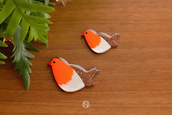 Robin Pin Brooch