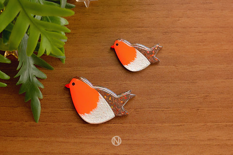 Robin Pin Brooch