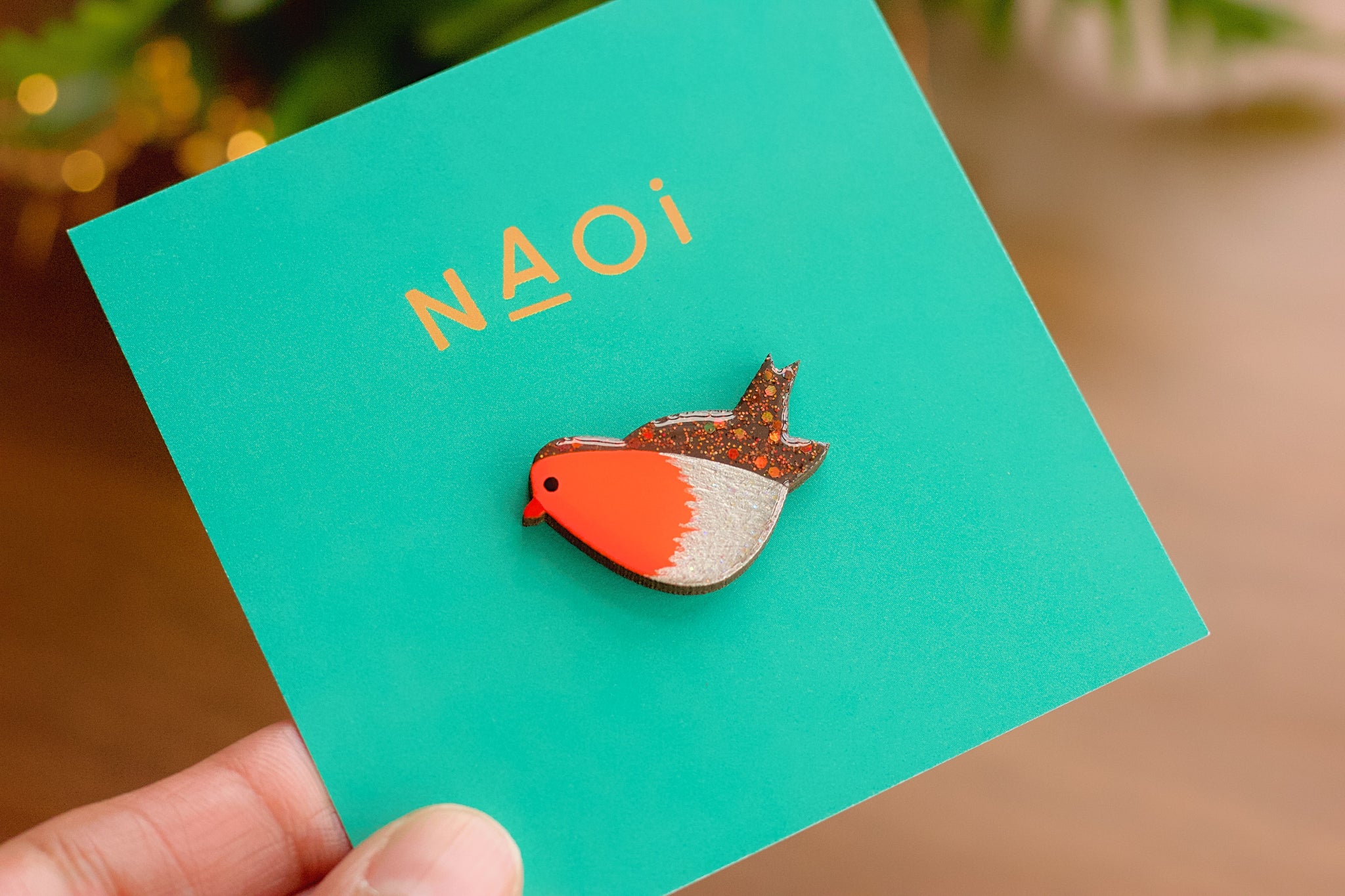 Robin Pin Brooch