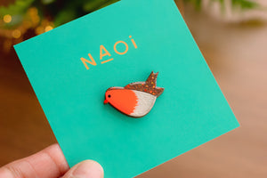 Robin Pin Brooch