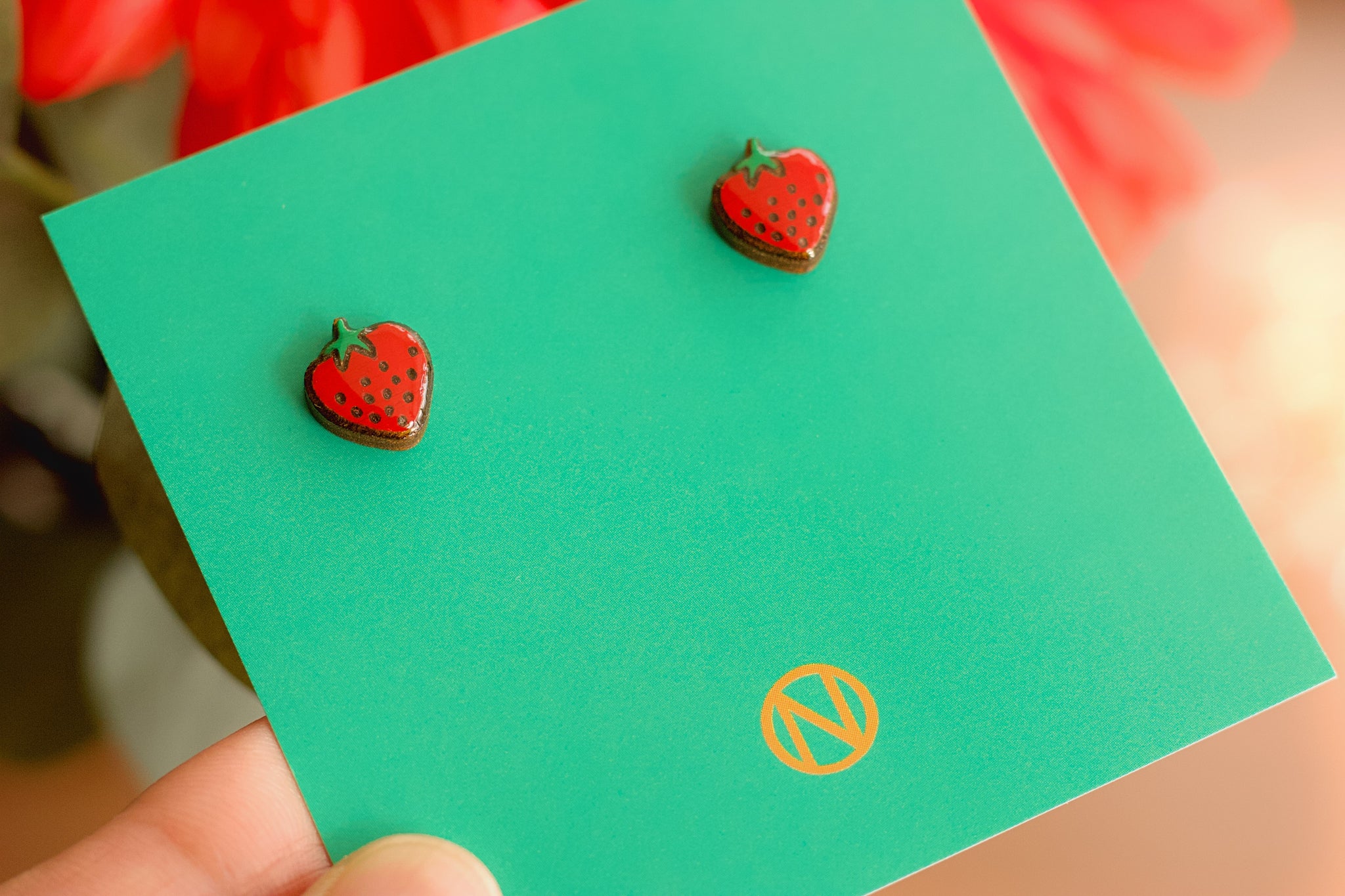 Strawberry Stud Earrings