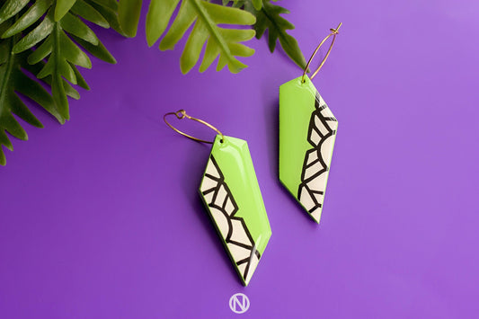 Asymmetric Statement Earrings Naoi