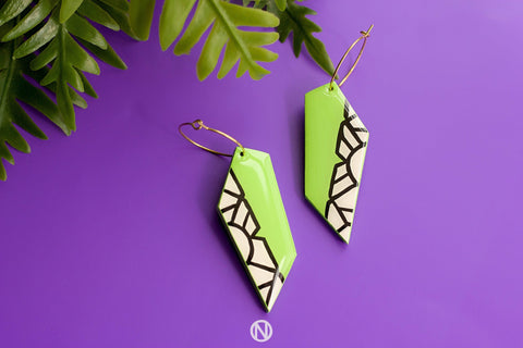 Asymmetric Statement Earrings Naoi