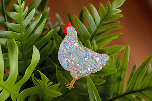 Chicken Pin Brooch Naoi