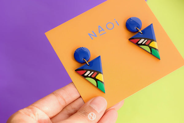 Deco Statement Earrings Naoi