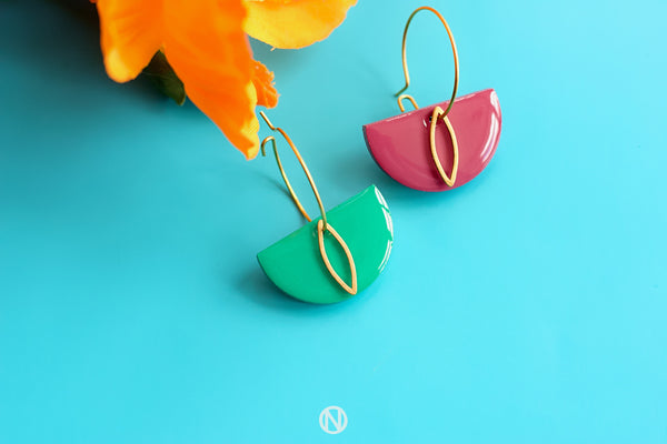 Pine - Mismatched Earrings