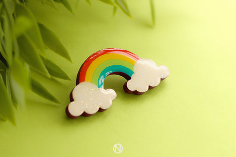 rainbow brooch