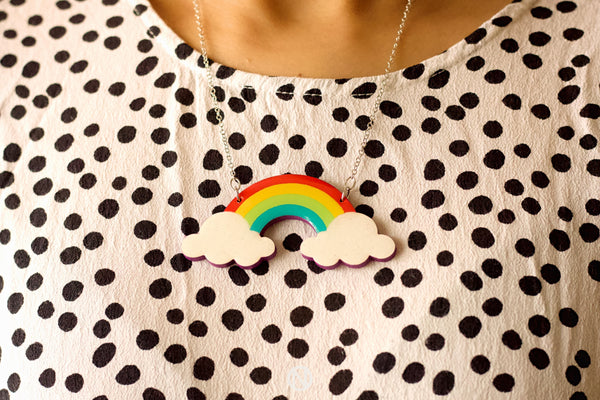 rainbow necklace