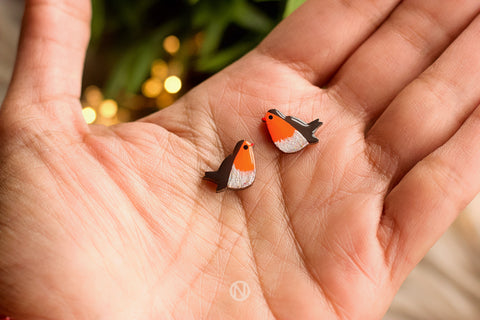 Robin Stud Earrings