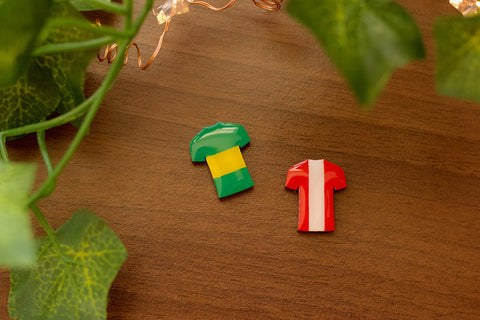 Squad - Hand Painted Stud Earrings and Accessories Naoi